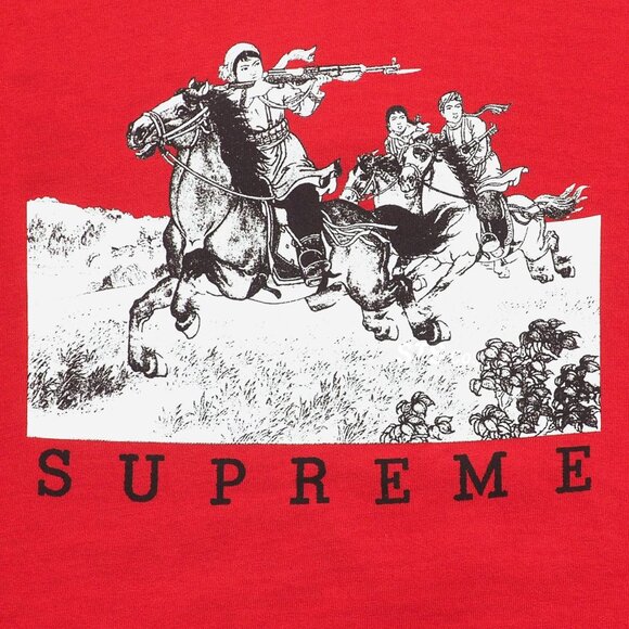 Supreme red riders tee - Picture 2 of 2